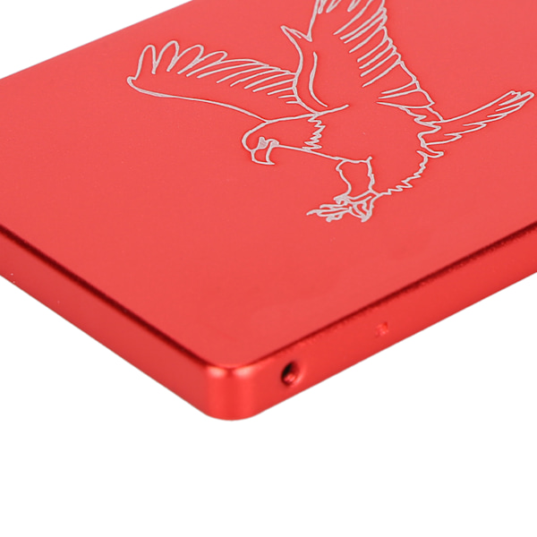 Hsthe Sea Mobile Solid State Disk Portabel 2.5 Tum Metall Örn Röd Extern SSD för PC Dator 8GB