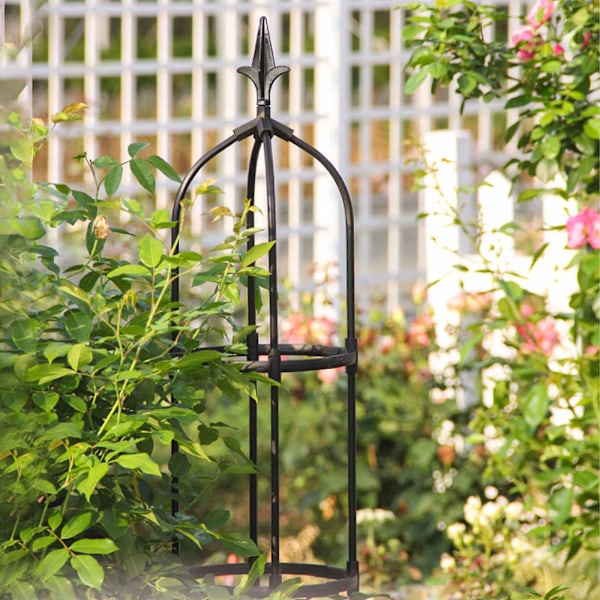 Växtklättring pergola blomram Klätterställning för rosor