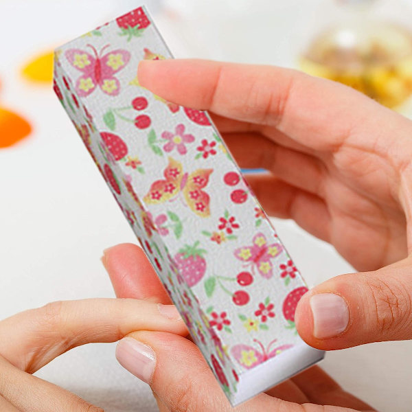10-pack, nagelbufferblock för naturliga och akrylnaglar, 4