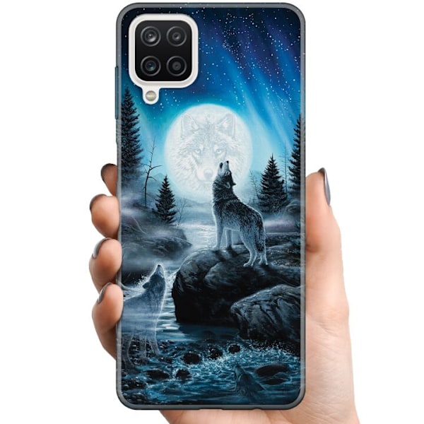 Samsung Galaxy A12 TPU Mobilskal Wolf / Varg