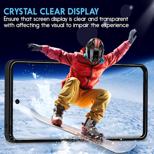Motorola E14 Skärmskydd 2-Pack - Härdat Glas, Fullt Skydd