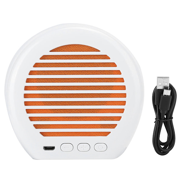5.0 Trådlös Bluetooth Högtalare Vattentät Mini Utomhus Portabel med LED-Ljus Tillbehör Vit