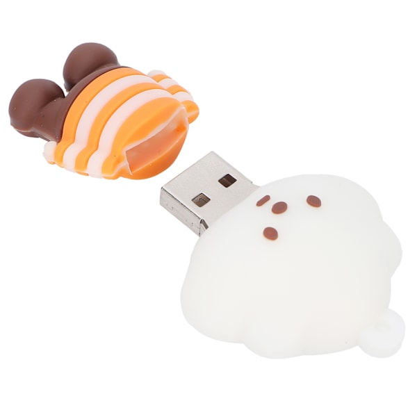 Tecknad U Disk Björn Docka Utseende Höghastighets Masslagring Flash Drive Minnesenhet 32GB
