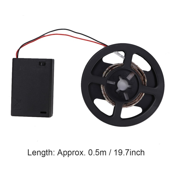5V 1m batteridriven LED-remsa ljusband lampa för TV