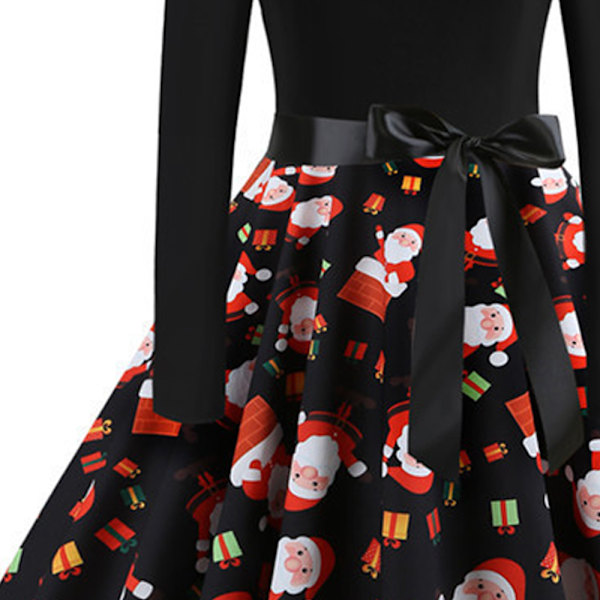 Women's Vintage Christmas Dress Cocktail Party Dress Holiday