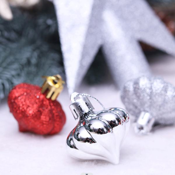 18PCS Christmas Tree Ornament Ball Set Shatter-resistant Xmas