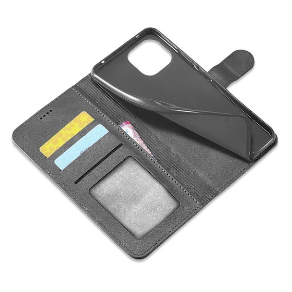 LC.Imeeke läder Xiaomi Mi 11 Lite 5G / Xiaomi Mi 11 Lite fodral - Svart Svart