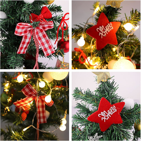 Sapin de Noël Artificiel avec Lumineux LED 50cm Mini Sapin de
