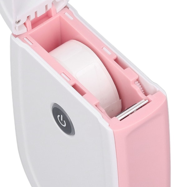 Termisk Etikettskrivare Rosa Handhållen Bärbar Bluetooth Etikettskrivare Maskin med Inbyggt Skrivarpapper