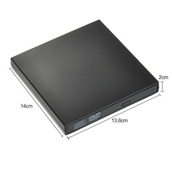 Extern DVD-enhet, USB 3.0 bärbar CD/DVD +/-RW-enhet/DVD