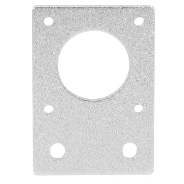 42 Steppermotorfäste Platta Aluminiumlegering Monteringsbräda för 3D-skrivare Silver