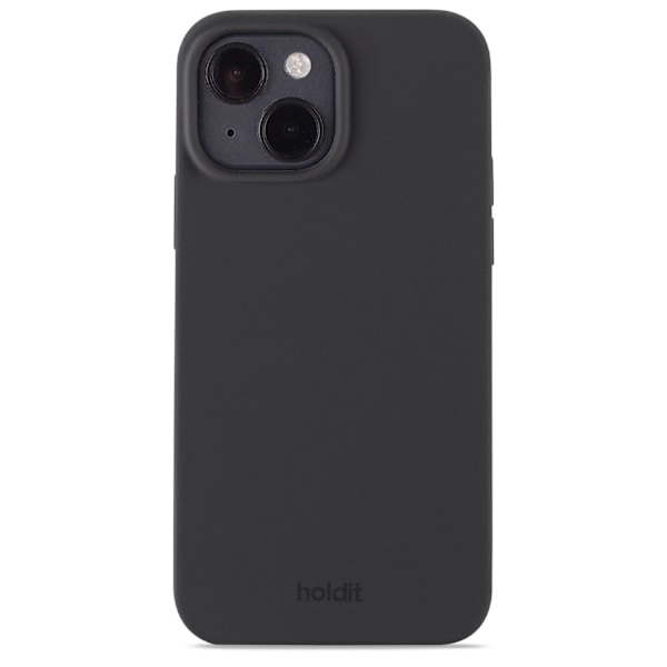 iPhone 15 Mobilskal Svart Silikon – holdit