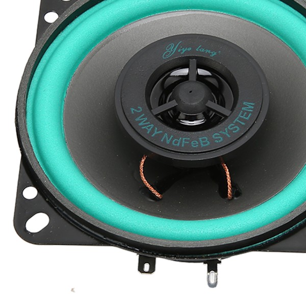 4-tums bil HiFi-högtalare, 100W maximal toppeffekt, premium talspole & avancerad kylflänsdesign för överlägsen prestanda