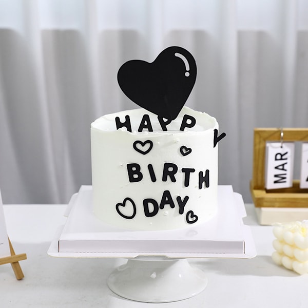 4Set Happy Birthday Cake Topper - Tårta för födelsedagsfest