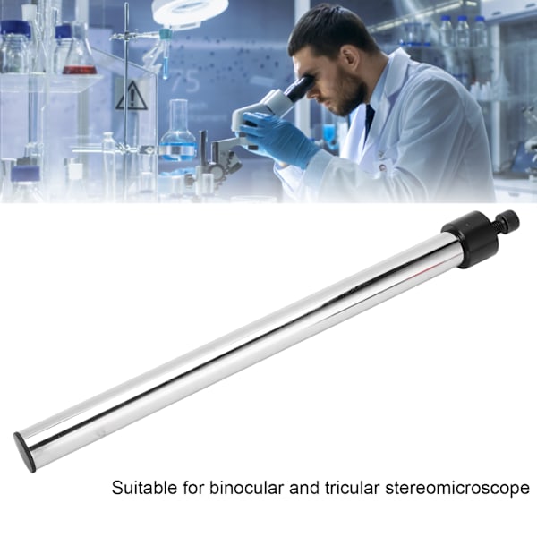 Mikroskopplattformkamera Stativ Diameter 25mm Längd 340mm Fäste för Binokulärt Triokulärt Stereomikroskop