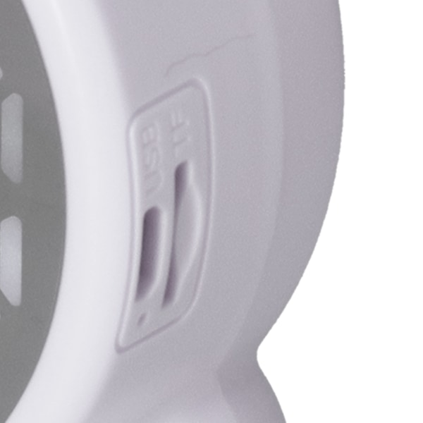 P1 Bluetooth Högtalare Väckarklocka Uppladdningsbara Digitala Väckarklockor med Bluetooth Högtalare för Barn Sovrum Kontor Vit