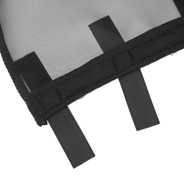 Skyddande flugmask för häst, fint nätmaterial andas nätskydd förhindrar dammstörning för en stressfri ridtur, bekväm och användarvänlig (L)