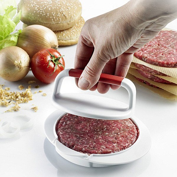 Köttpress Non Stick Burger Press DIY Patty Maker Burgerform