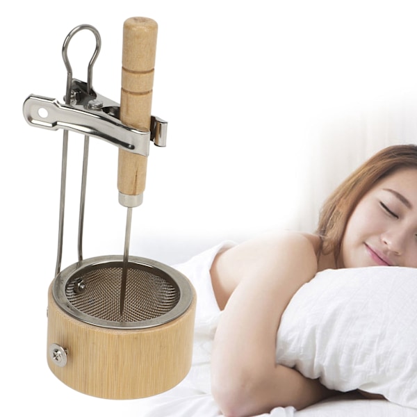 Bärbart Set med Terapilåda, Rökfri Moxa-tank Säkerställer Hög Stabilitet och Hållbar Bas, Ergonomisk Brännare för Anpassningsbar Temperaturkontroll