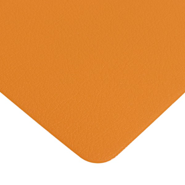 Mikrofiberläder Orange Matta För Nagelsalong Eller Hemmabruk, Halkfri Vattentät Skyddar Bänkskivor Från Fläckar Och Spill, Lätt Att Rengöra Hållbar