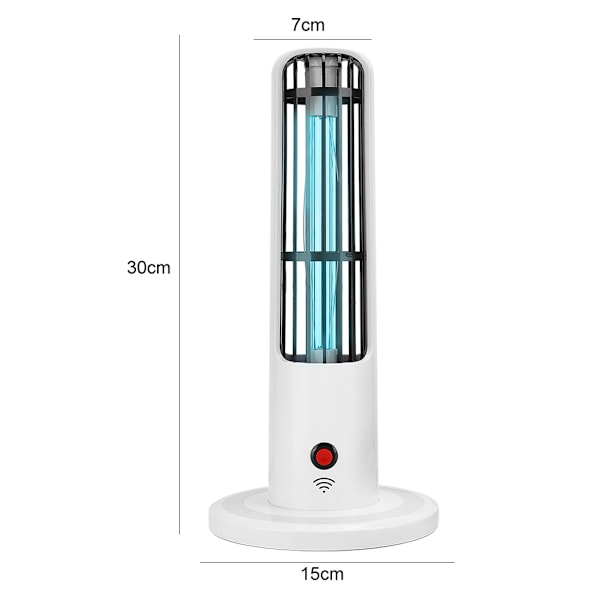 UV Rengöring Nattlampa Ozon Ultraviolett Rengöringslampa för Hem Sovrum Kontor UK Kontakt 220V