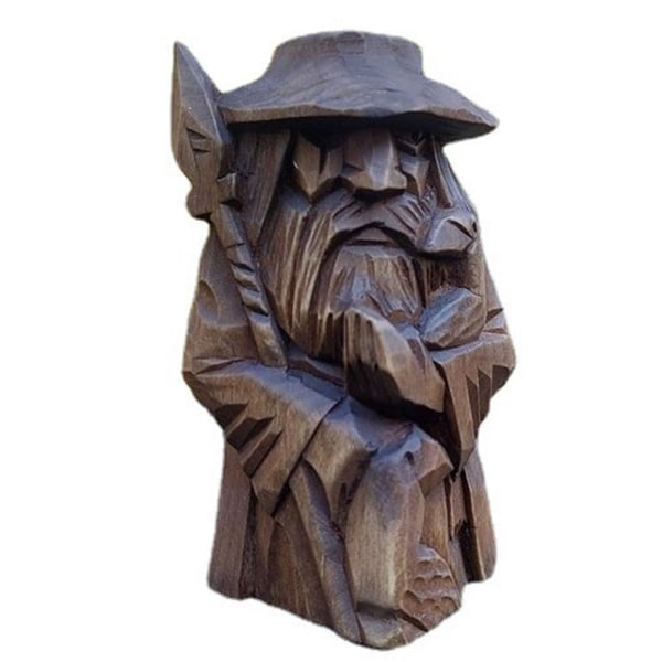 Odin Thor Resin Viking Staty Konst Hantverk Prydnader för Hemmet