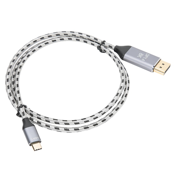 T0404‑1 Högupplöst Videokabel Typ C till DP 8K 1.4 Adapterkabel 1m