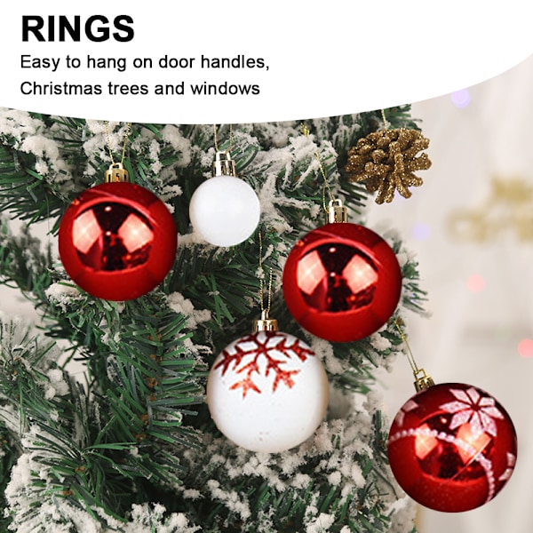 Christmas Balls Ornaments for Xmas Tree，Christmas Tree