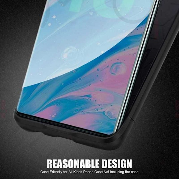 Samsung Note 10 Plus Privacy FullFrame Härdat glas 0.26mm 3D 9H Transparent