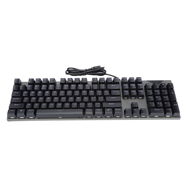 Mekaniskt tangentbord trådbundet gaming bakgrundsbelysning ultratunt USB-tangentbord för stationära PC-spel kontor
