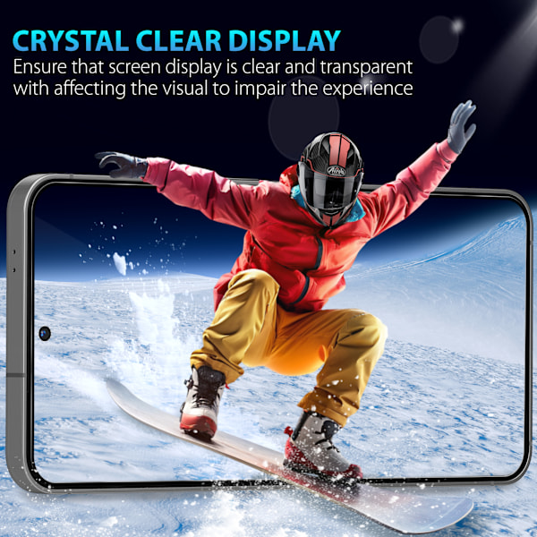 2-Pack Samsung S25 Skärmskydd & Linsskydd – 9H Härdat Glas & 3D Skydd