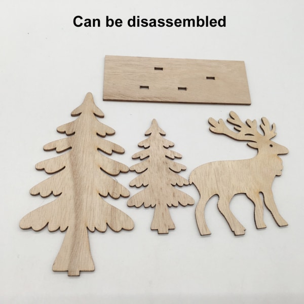 Quality wooden craft Christmas decorations