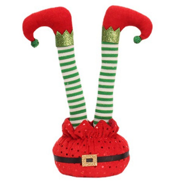 Christmas Decoration Supplies Handstand Elf Legs Festive Party
