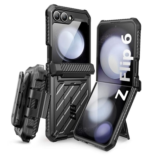 Supcase Galaxy Z Flip 6 Mobilskal Unicorn Bettle Pro - Svart