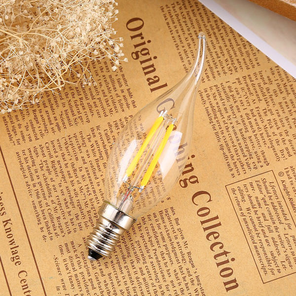 Energisparande E14 4W Retro Vintage Filament Glödlampa Ljus
