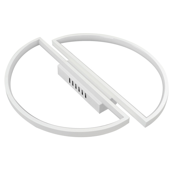 Taklampa 2-sidig halvcirkelformad design modern minimalistisk