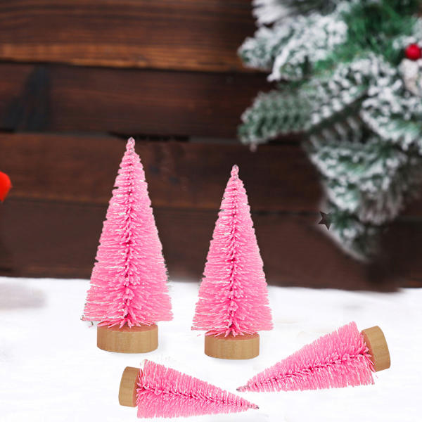 Mini Christmas Trees for Christmas Decor, 4Pcs Artificial