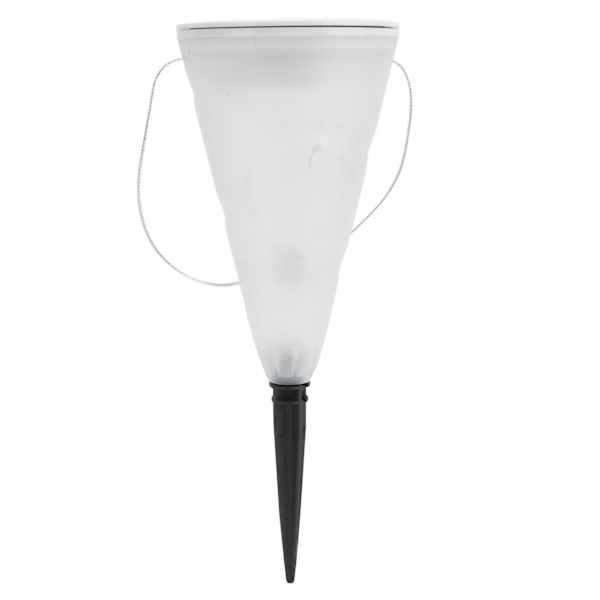 Solcellslampor, avsmalnande LED-hängande lampa, markinsats, gräsmatta
