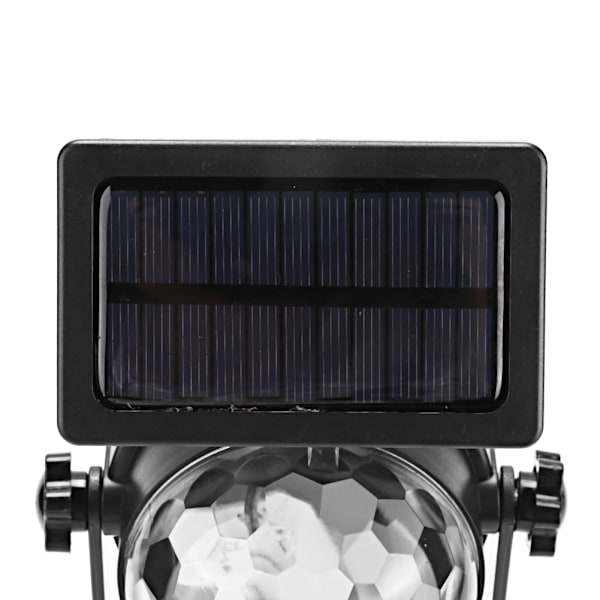 Magisk Utomhus Solar LED Ljussats, Vattentät Säkerhetsbelysning med Roterande Flerfärgseffekter för Romantisk Atmosfär i Trädgårdar, Däck, Pooler,