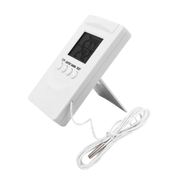 Digital termometer inomhus/utomhus temperaturmätare med larm