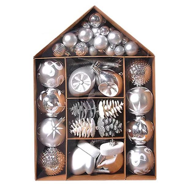 Christmas Ball Ornaments Set Decorative Baubles Pendants with