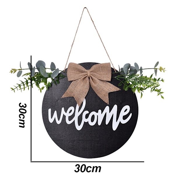 Welcome Wreaths for Front Door | Farmhouse Welcome Sign for