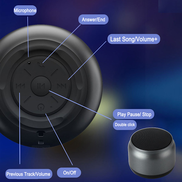 Bärbar musikspelare Högtalare Bluetooth Trådlös högtalare med