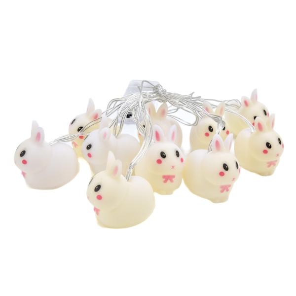 LED-kanin ljusslinga påsk halloween ljusslinga för