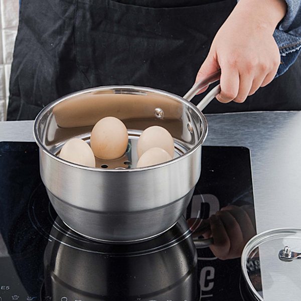 Rostfri varm mjölkkopp bryggning kaffekanna liten mjölkkanna