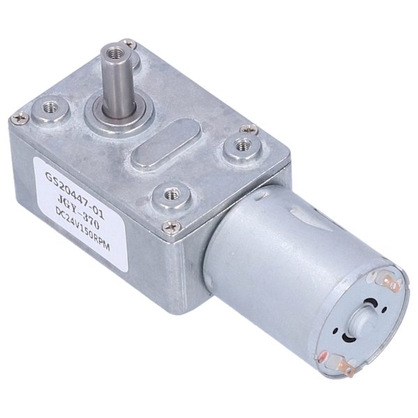 DC 24V Maskhjulsmotor med Regulator Hög Vridmoment Mini Turbinreducerare för Robotar Elektroniska Lås 24V40RPM