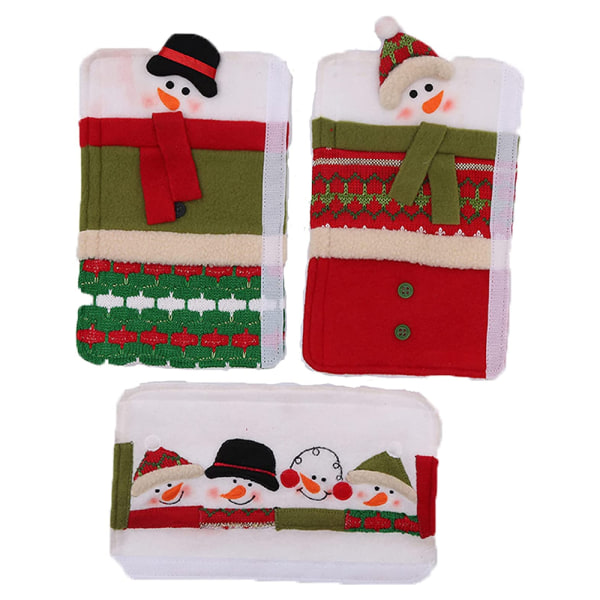 Refrigerator Handle Covers Christmas Decorations for Kitchen
