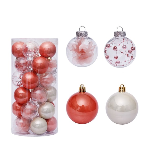 30Pcs 6cm/2.36” Christmas Ball Christmas Tree Baubles
