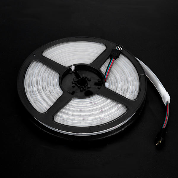 5M 12V solcellsdriven vattentät RGB LED-remsa