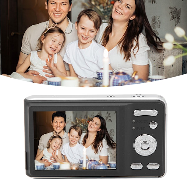 4K Digitalkamera för Fotografering Autofokus 48MP 18X Digital Zoom Vlog Vlogging Kamera